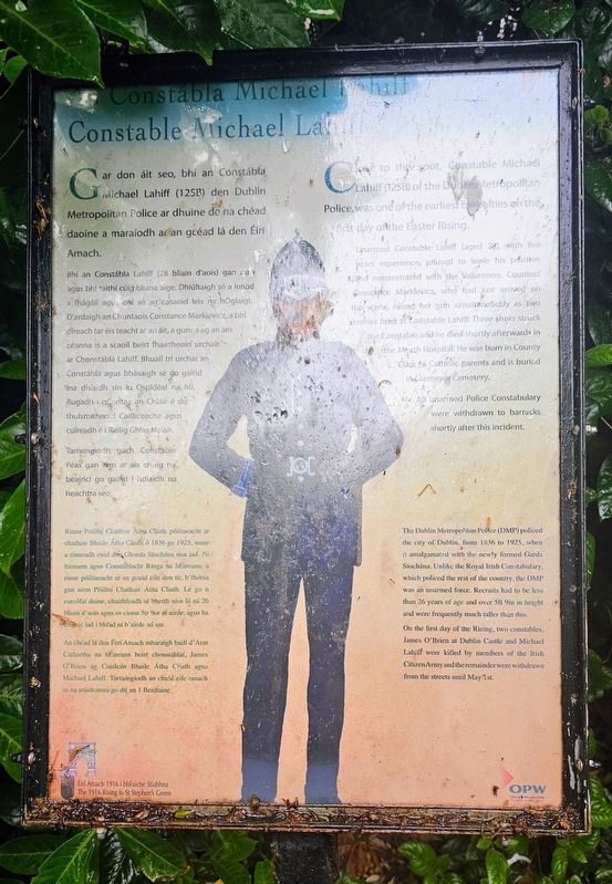An Const�bla Michael Lahiff / Constable Michael Lahiff Marker image. Click for full size.