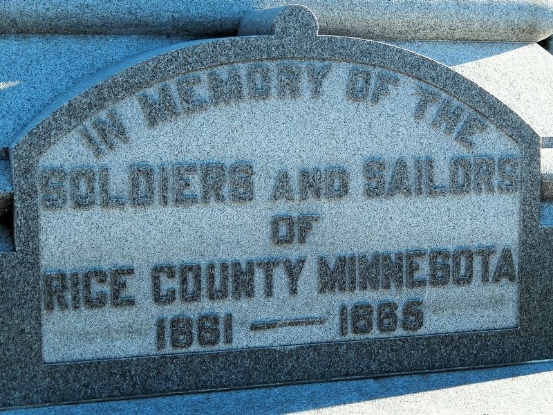 Rice County Soldiers & Sailors Memorial. Click for full size. Rice County Soldiers & Sailors Memorial image. Click for full size.