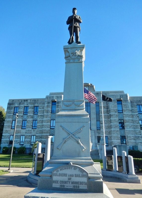 Rice County Soldiers & Sailors Memorial. Click for full size. Rice County Soldiers & Sailors Memorial image. Click for full size.