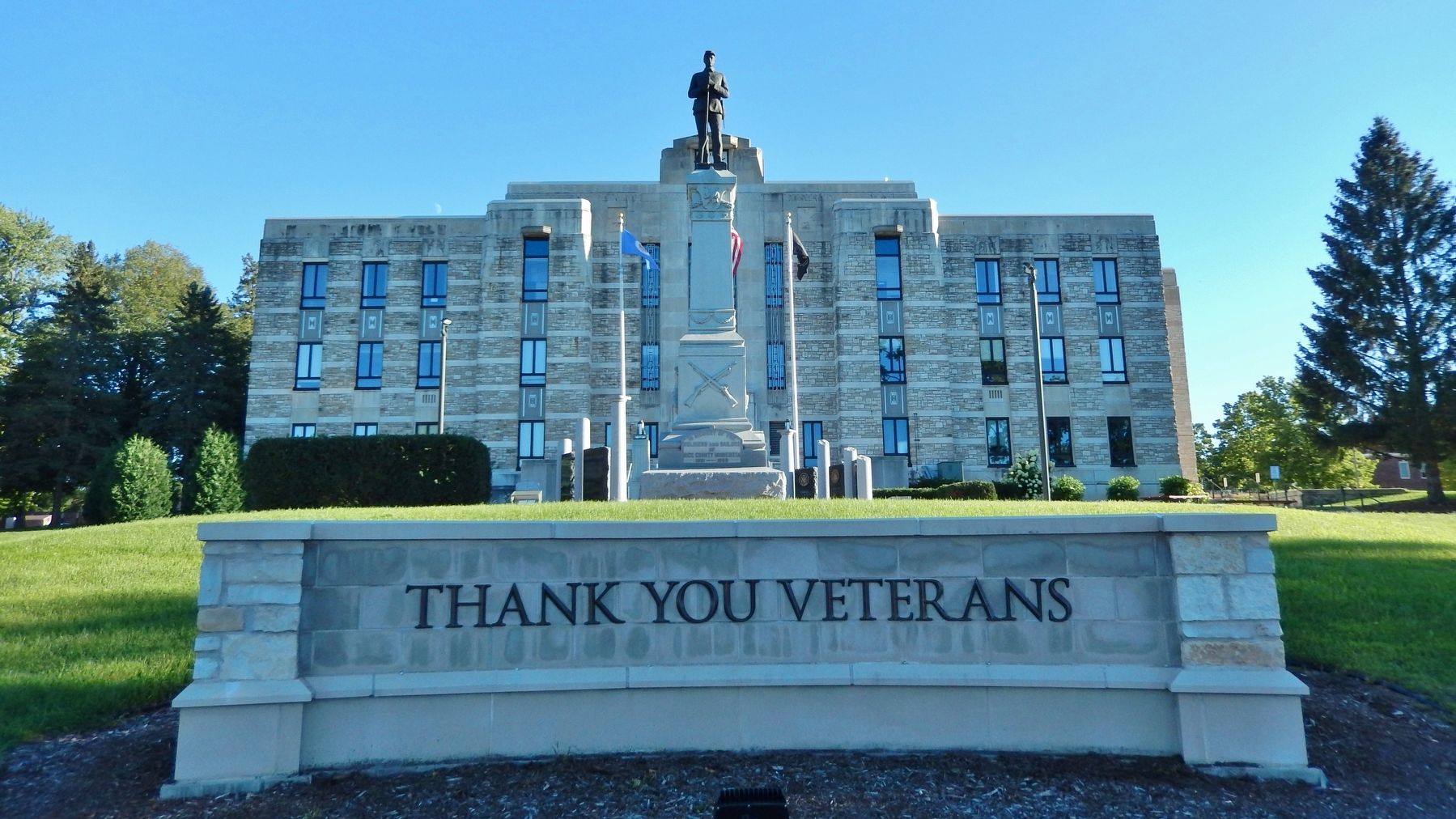 Rice County Soldiers & Sailors Memorial. Click for full size. Rice County Soldiers & Sailors Memorial image. Click for full size.