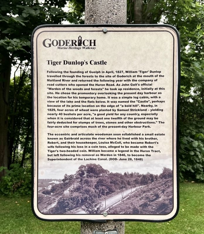 Tiger Dunlop�s Castle Marker image. Click for full size.