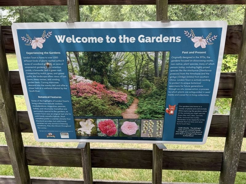 Welcome to the Gardens Marker. Click for full size. Welcome to the Gardens Marker image. Click for full size.