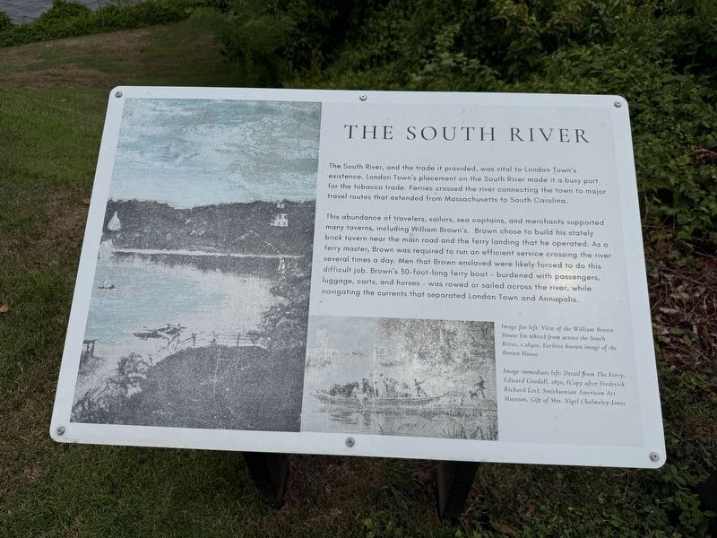 The South River Marker. Click for full size. The South River Marker image. Click for full size.