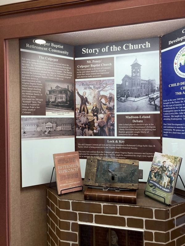 Culpeper Baptist Church History image. Click for full size.