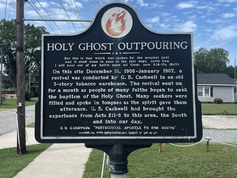 Holy Ghost Outpouring Marker image. Click for full size.