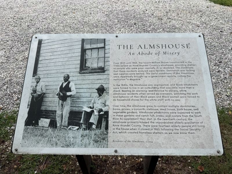 The Almshouse Marker image. Click for full size.