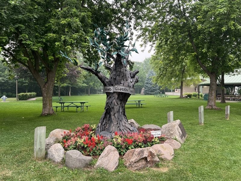 Memorial artwork dedicated to the 2011 tornado. Click for full size. Memorial artwork dedicated to the 2011 tornado image. Click for full size.