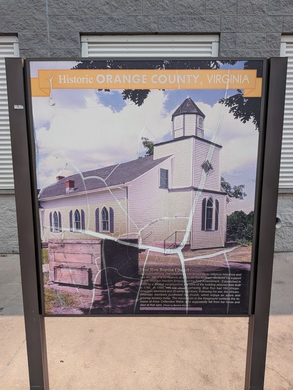 Historic Orange County, Virginia Marker. Click for full size. Historic Orange County, Virginia Marker image. Click for full size.