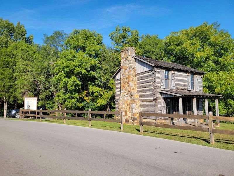 The Atcher Cabin Marker and Marker. Click for full size. The Atcher Cabin Marker and Marker image. Click for full size.