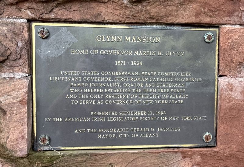 Glynn Mansion Marker. Click for full size. Glynn Mansion Marker image. Click for full size.