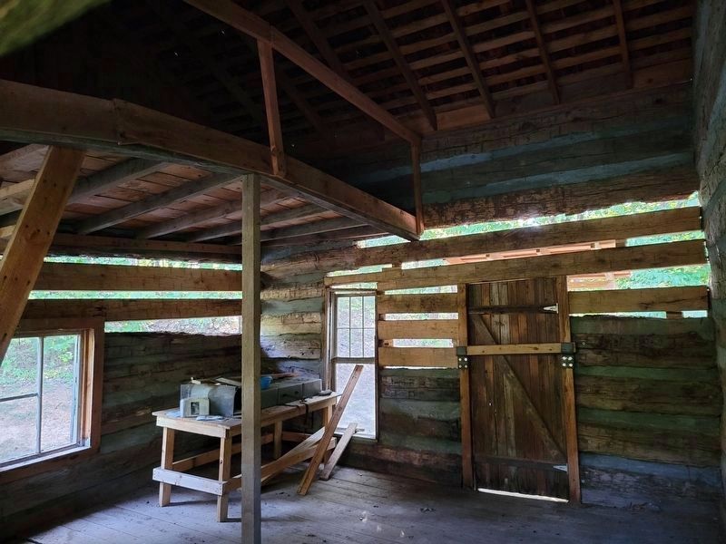 The loft area inside the Stovall Cabin. Click for full size. The loft area inside the Stovall Cabin image. Click for full size.