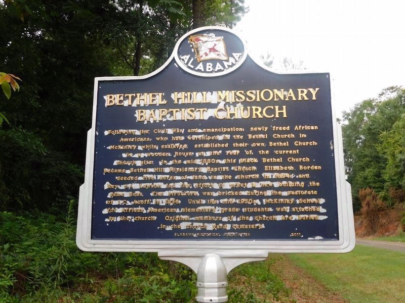 Bethel Hill Missionary Baptist Church Marker. Click for full size. Bethel Hill Missionary Baptist Church Marker image. Click for full size.