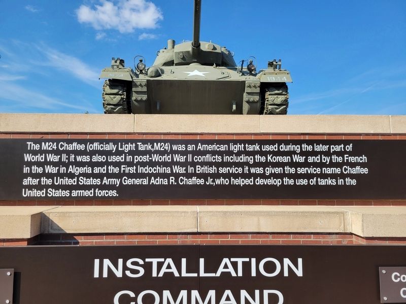M24 Chaffee Marker. Click for full size. M24 Chaffee Marker image. Click for full size.