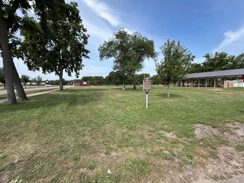 Site of Courtney Boudrie Home Marker. Click for full size. Site of Courtney Boudrie Home Marker image. Click for full size.