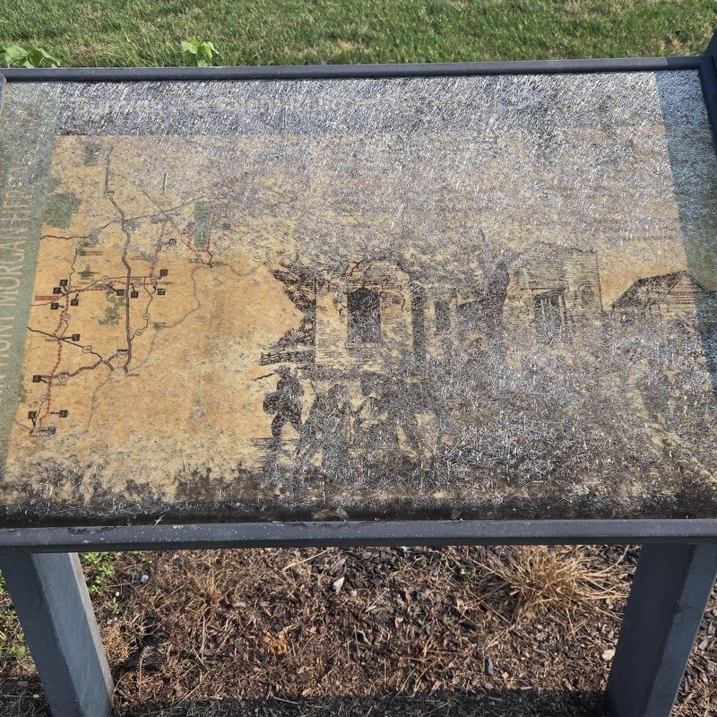 Burning the Salem Railroad Station Marker image. Click for full size.