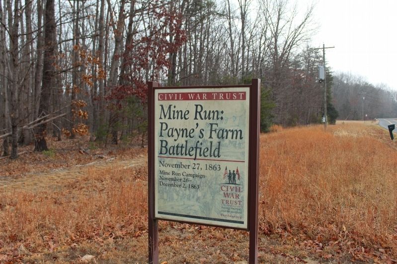 Payne's Farm Battlefield. Click for full size. Payne's Farm Battlefield image. Click for full size.