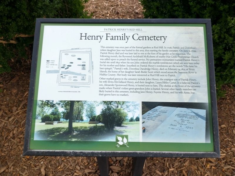 Henry Family Cemetery Marker image. Click for full size.