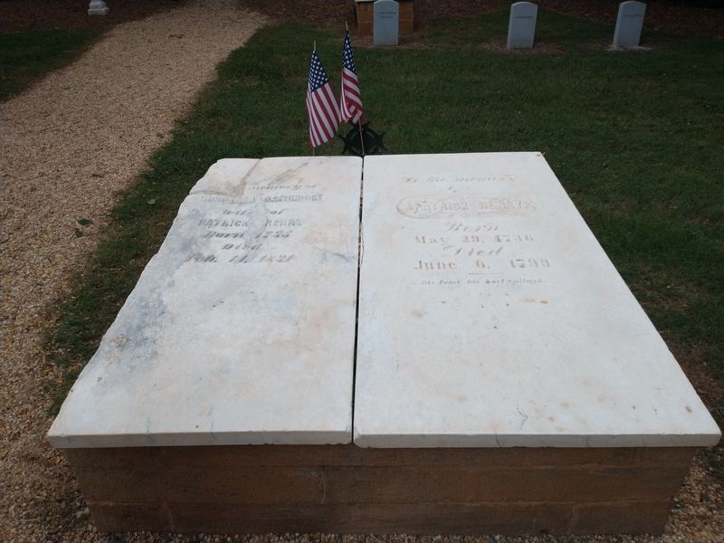 Graves of Patrick and Dorothea Henry image. Click for full size.