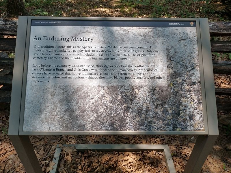 An Enduring Mystery Marker. Click for full size. An Enduring Mystery Marker image. Click for full size.