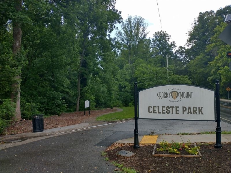 Celeste Park History Marker image. Click for full size.