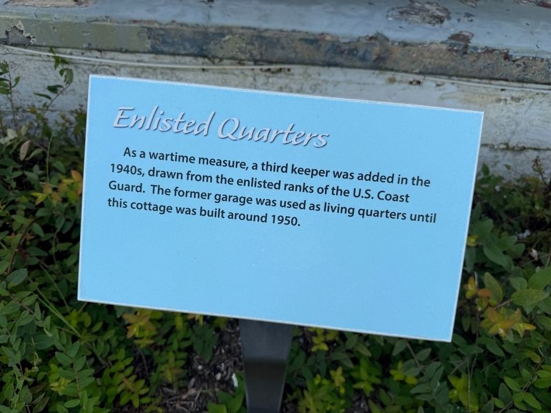 Enlisted Quarters Marker image. Click for full size.
