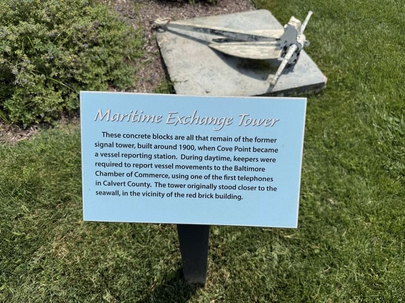 Maritime Exchange Tower Marker image. Click for full size.