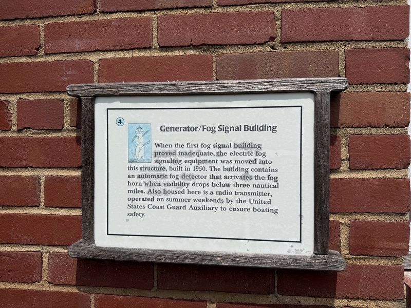 Generator/Fog Signal Building Marker. Click for full size. Generator/Fog Signal Building Marker image. Click for full size.