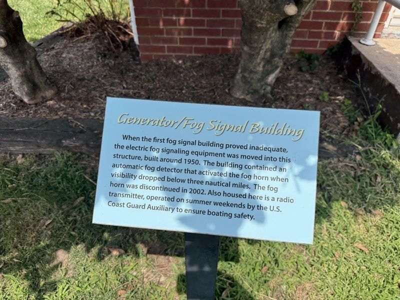 Generator/Fog Signal Building Marker. Click for full size. Generator/Fog Signal Building Marker image. Click for full size.
