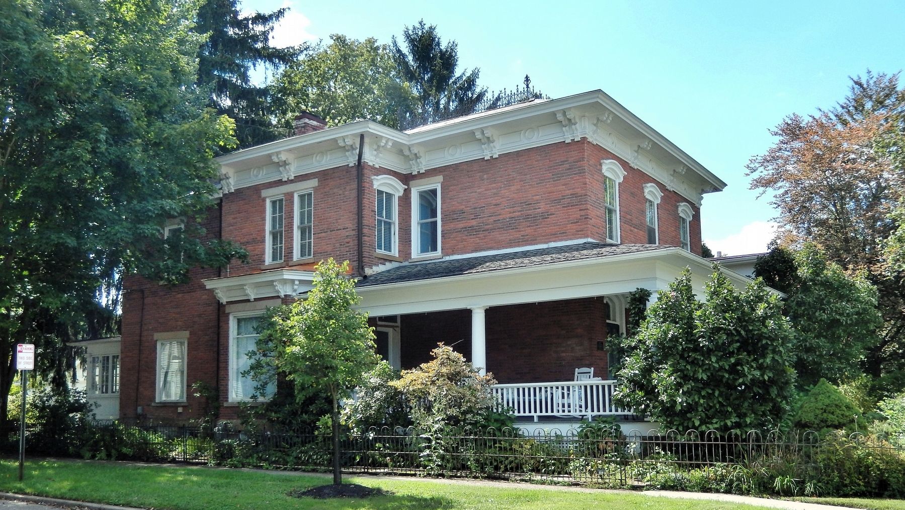 Wright-Allyn House (<i>northeast elevation</i>) image. Click for full size.