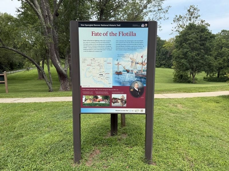 Fate of the Flotilla Marker. Click for full size. Fate of the Flotilla Marker image. Click for full size.