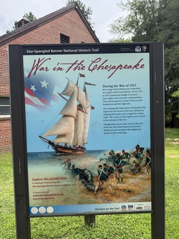War in the Chesapeake Marker. Click for full size. War in the Chesapeake Marker image. Click for full size.