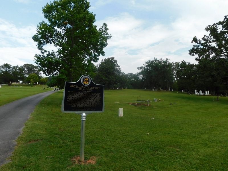 Montevallo City Cemetery Marker. Click for full size. Montevallo City Cemetery Marker image. Click for full size.