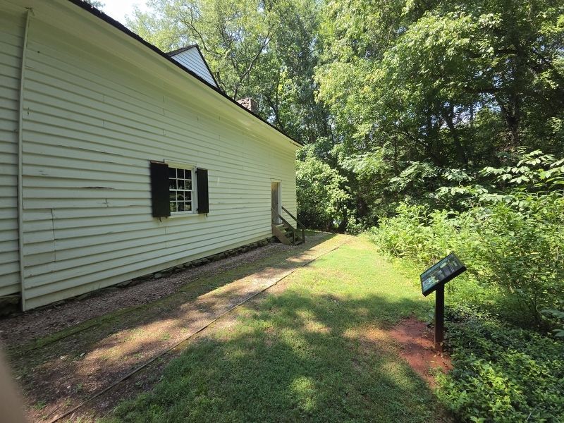 The Kitchen Trail Marker at the rear side of the Hugh Torance House and Store. Click for full size. The Kitchen Trail Marker at the rear side of the Hugh Torance House and Store image. Click for full size.