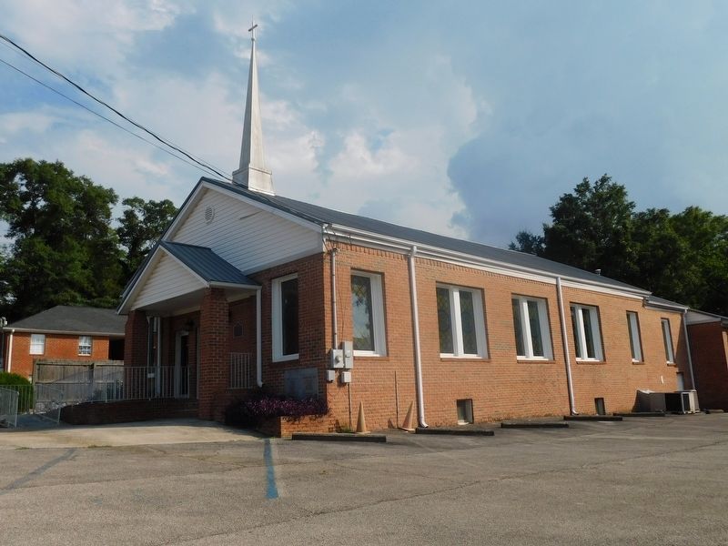 Ward Chapel A.M.E. Church & Marker image. Click for full size.