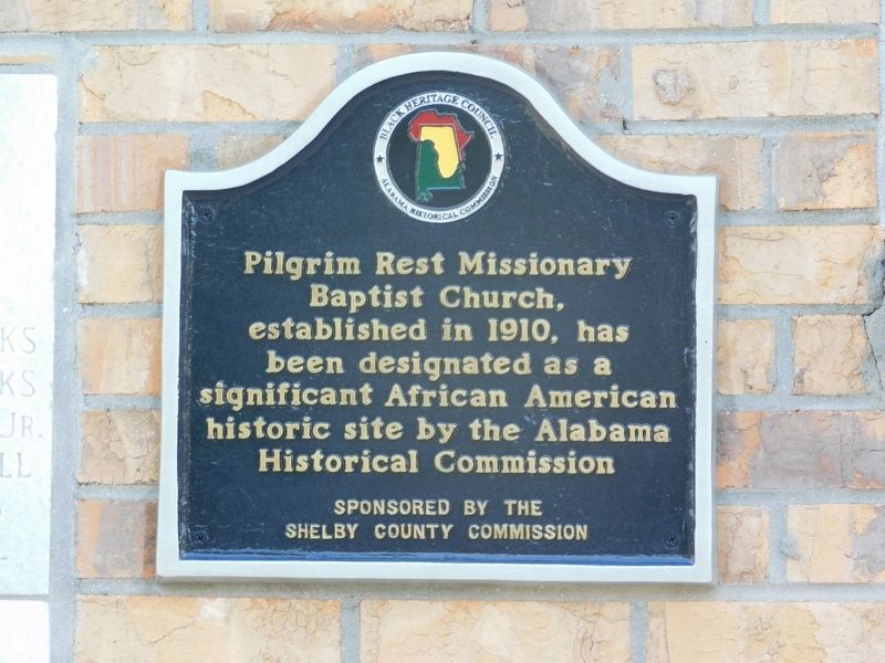 Pilgrim Rest Missionary Baptist Church Marker. Click for full size. Pilgrim Rest Missionary Baptist Church Marker image. Click for full size.