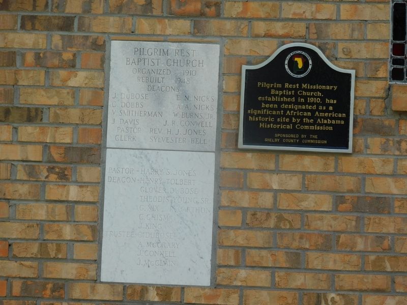 Pilgrim Rest Missionary Baptist Church Cornerstone & Marker. Click for full size. Pilgrim Rest Missionary Baptist Church Cornerstone & Marker image. Click for full size.