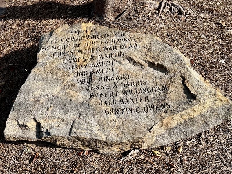 Paulding County World War Dead Marker. Click for full size. Paulding County World War Dead Marker image. Click for full size.