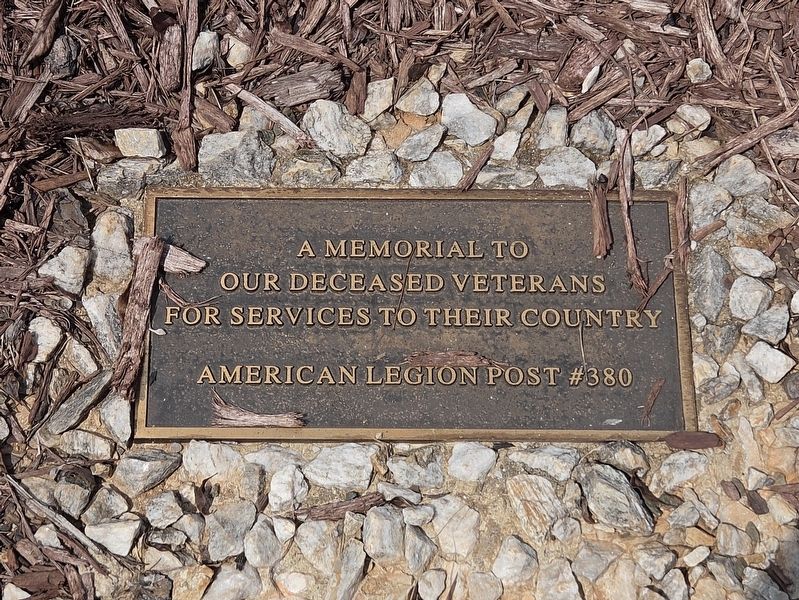 Veterans Memorial Marker. Click for full size. Veterans Memorial Marker image. Click for full size.