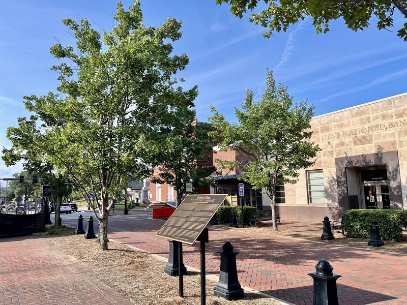 marker on Main Street as seen from the southwest. Click for full size. marker on Main Street as seen from the southwest image. Click for full size.