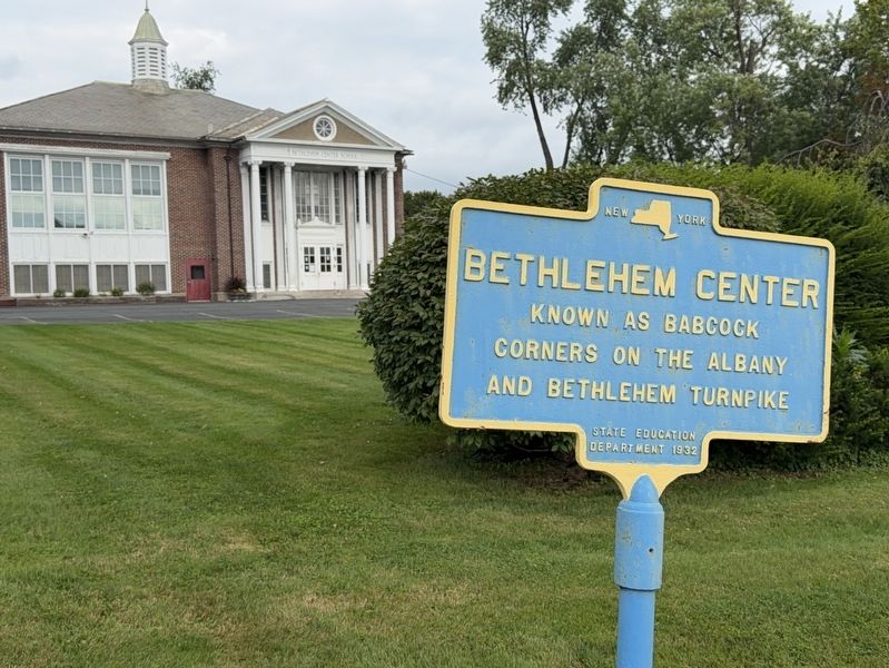 Bethlehem Center Marker. Click for full size. Bethlehem Center Marker image. Click for full size.
