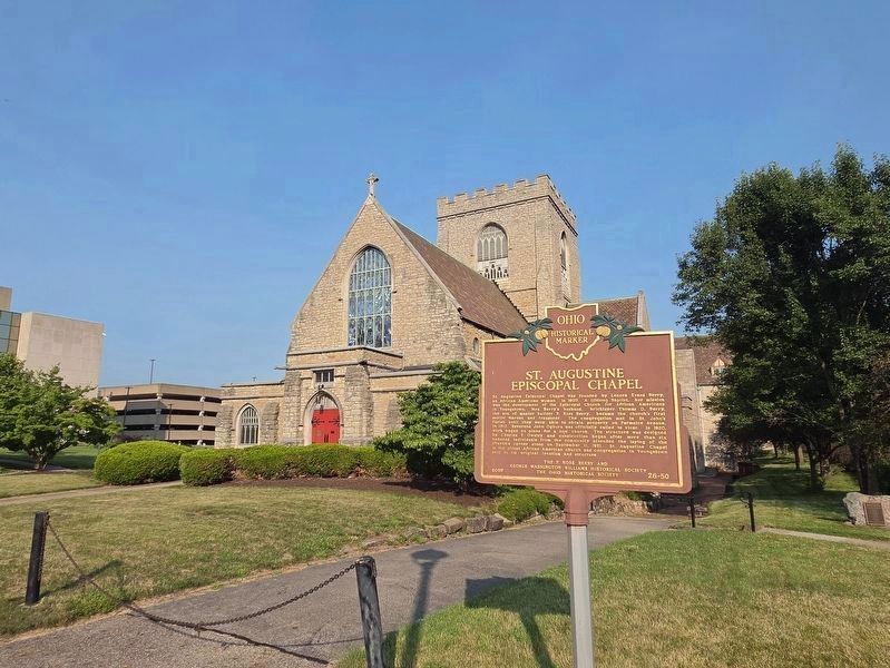 St. Augustine Episcopal Chapel Marker at St John's Episcopal Church. Click for full size. St. Augustine Episcopal Chapel Marker at St John's Episcopal Church image. Click for full size.