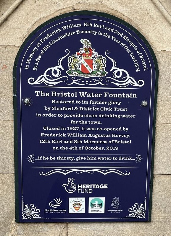 The Bristol Water Fountain Marker image. Click for full size.