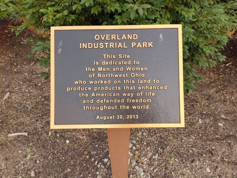 The Overland Smokestack Marker. Click for full size. The Overland Smokestack Marker image. Click for full size.