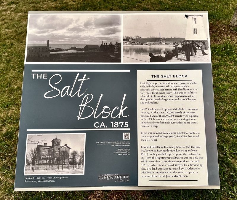 The Salt Block Marker. Click for full size. The Salt Block Marker image. Click for full size.