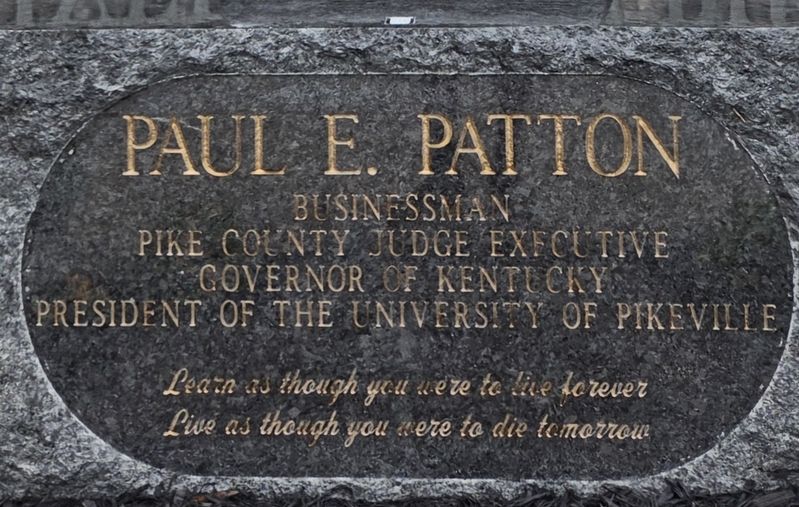 Paul E. Patton Marker image. Click for full size.