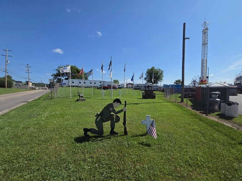 Southern Ohio Veterans Memorial next to Lawrence County Ohio Fairgrounds. Click for full size. Southern Ohio Veterans Memorial next to Lawrence County Ohio Fairgrounds image. Click for full size.