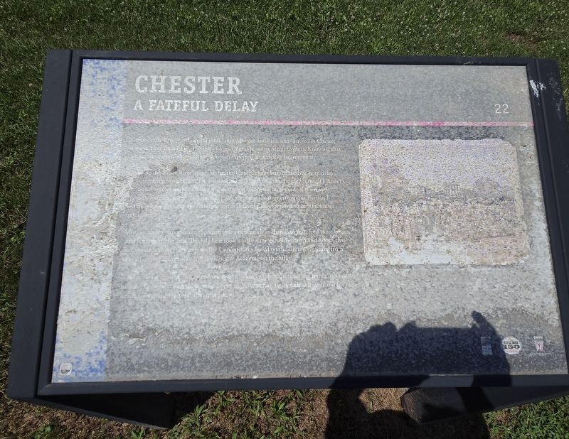 The marker has weathered heavily.. Click for full size. The marker has weathered heavily. image. Click for full size.