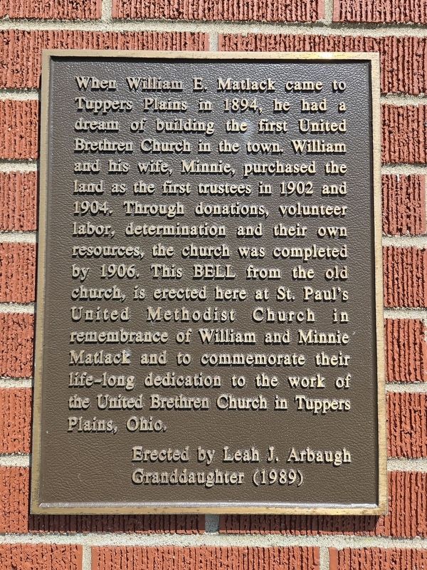 William E. Matlack Marker. Click for full size. William E. Matlack Marker image. Click for full size.