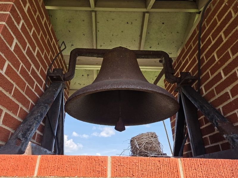 The bell from the original United Brethren Church founded by William E. Matlack. Click for full size. The bell from the original United Brethren Church founded by William E. Matlack image. Click for full size.