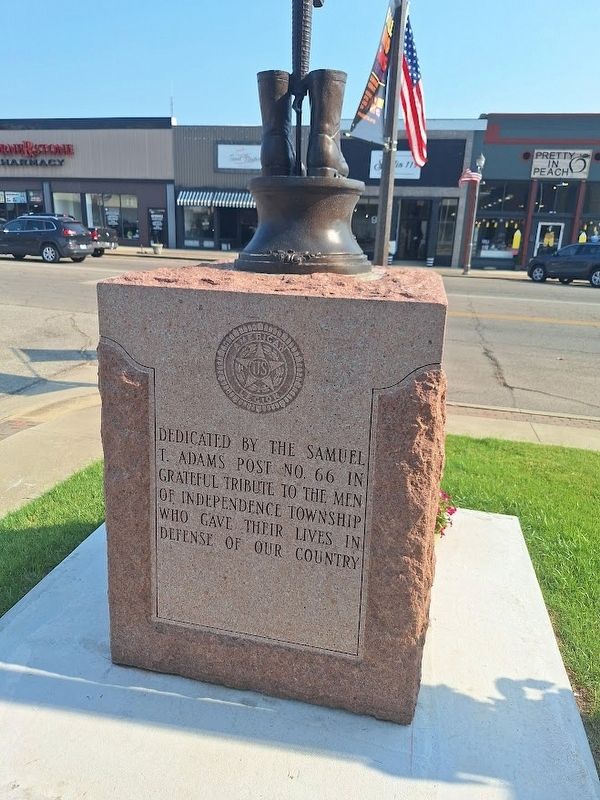 Independence Township War Memorial image. Click for full size.